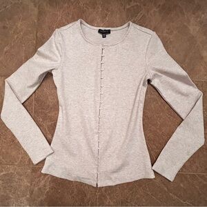 🌹5 for $50🌹 Dynamite Light Melange Fly Away Button-Down Long Sleeve Top